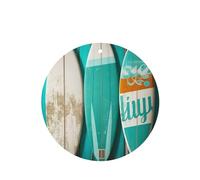 6Pcs Hanging Air Fresheners for Car Diffuser Ornaments Vintage Turquoise Wood Surfboard Refresh Air Fragrant for Girls Women Car Interior Gift Set Funny Car Accessories Decor Lavender