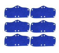 6pcs Hard Hat Sweatband with Buckle Blue Summer Sweat Bands