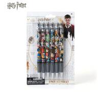 6pcs Harry Potter Chibi Character Pen Set Officially Licensed Cute Wizarding World Ballpoint Pens Collectible Stationery Gift