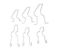 6PCS Headlight Bulb Spring Retaining Clip, Universal Bulb Buckle Clips for H1 H3 H4 H7,Bulbs Low Beam Headlight Bulb Holder Clips, Replacement Parts for 5ZHSFULLKIT,Bulb Holder Car Headlight Clamp