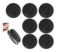 6Pcs Headphone Ear Covers Headphone Foam Cover Earpads Cushion Pads Black Headphones Pads Headset Ears Pad Replacement for Most Headset, 55mm/2.2inch Diameter