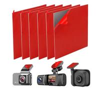 6Pcs Heavy Duty Dash Cam Mounting Tape - Ultra Heat Resistant Double-Sided Adhesive Pads for Windshield, Dashboard, GPS & Camera Holders | 60% Stronger Than Foam Tapes, Weatherproof & Customizable