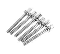 6pcs Heavy Duty Drum Tension Rods with Washers Durable Drum Spare Screws for Snare Drum Replacement Percussion Instrument Accessories