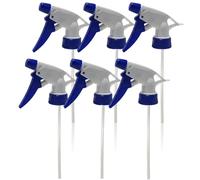 6PCS Heavy Duty Trigger Sprayer Nozzles Adjustable Mist to Stream for 28/400 Bottles 8oz 16oz Multi Purpose Spray Heads for Garden Cleaning Watering