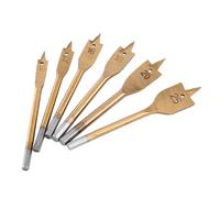 6pcs High carbon Steel Spade Paddle Bits