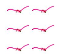 6Pcs High Simulation Artificial Fishing Lure with Bright Wire and Strong Hook Fly Fishing Baits for Most Water Types Aritificial Lure