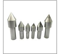 6PCS High-Speed Steel Lathe Dead Center Set with Tungsten Steel Tips for Precision Machining