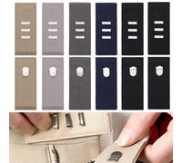 6pcs Hook Adjustable Waistband Extender, Hook Waist Band Extenders, Portable Soft Adjustable Hook Waistband Extender, Trouser Extenders for Men and Women, for Jeans,Skirts,Trousers,Pregnancy Maternity