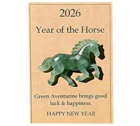 6PCS Horses Pocket Hug - Elegant Clear Lucky Crystal Horse Figurines - A Symbol of Strength & New Beginnings,Meaningful Year Gift for Friends, Family Life Milestones (1PCS C)