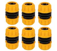 6pcs Hose Pipe Connectors,Repair Garden Extension Joiner Kit Fittings,Expandable Fitting Joints Quick Water Extend Adapter Male Accessories,for Hosepipe Line Pipes Parts Tap Connector