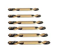 6Pcs HSS Double-Headed Auger Drill Bit Set Double Ended Drill Bits For Metal Stainless Steel Wood Drilling Power Tool