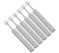 6pcs Hydraulic Damper for Trash Can Lid Soft Close Mechanism 8.1x0.8x0.8cm | Nickel-plated Iron Insert, Easy Installation, Protects Fingers, for Pedal Bins and Household Waste Containers