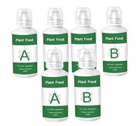 6Pcs Hydroponic Plant Food, A & B Hydroponic Nutrients, Fertilizer for Vegetables, Fruit, Agricultural