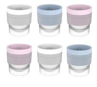 6PCS Ice Ball Mould, Ball Ice Cube Moulds for Whisky and Cocktails, Sphere Ice Cube Mould for Home Bars and Parties, Slow Melting Ice Ball Maker, for Home and Party Use, Juice Jelly Milk Chocolate
