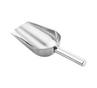 6PCS Ice Scoop Freezer Metal Scooper for Kitchens and Parties | Ice Maker Metal Utility Scooper Bin Stainless Steel Home Sugar(24.8x9.4cm)