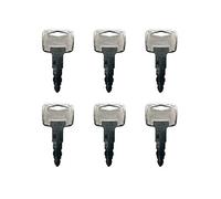 6Pcs Ignition Keys A5160 91A07-01910 Compatible with Mitsubishi Forklift Compatible with Caterpillar Engine