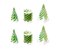6Pcs Impossible Cone Fidget Toys 3D Printed Spiral Cone Fidget Toy,Impossible Pyramid Passthrough Sculpture Mini Stress Relief Desktop Decorations Toy For Kids Adult Gift