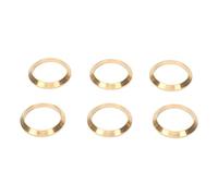 6Pcs in - 14 Nixie Tubes Copper Ring, Clock Decorative Rings, Premium Metal Copper DIY Decorative Ring for in - 14 Nixie Tube Clock with 23mm Outer Diameter