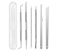 6PCS Ingrown Toenail Tool Toenail File Toe Nail Kit Cuticle and Nail Care Set Stainless Steel Ingrown Toenail Tool Pedicure Tool Kit For Manicure and Pedicure Use Personal Care (6Pcs/set)