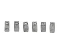 6pcs Insert Blocks, Electric Guitar Tremolo Bridge String Lock Metal Clamp 0.8 * 0.4 cm / 0.31 * 0.16 in
