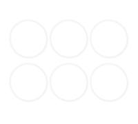 6pcs Insulated Cup Lid Seal Replacement Silicone Ring