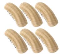 6Pcs Invisible Fluffy Hair Pad 1x5 Inch Volume Boost Invisible Hair Clips for Women Girls Wedding Party Dancing, Bumps for Volume Insert