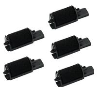 6pcs IR40T IR-40T IR40 IR-40 Ink Roller Printer Ribbon Fit For Casio FR 2550 2500 HR100 HR150 HR7 HR8 HR16 Printer Copier Parts(IR40 Black)