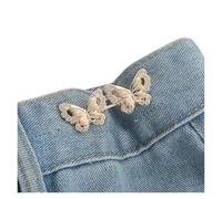 6PCS Jeans Button Adjustable Clips For Pant Skirts Waist Tightener Buckle Snap Adjuster Butterfly Pin Clothing Supplies(Color-B)