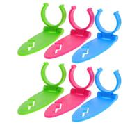 6pcs Kayak Paddle Board Fin Clips, PP Clamp on Paddle Holder | Tool Free Installation, Universal Fit for Canoe Paddles and Shafts, Portable UV Resistant Design for Travel