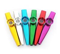 6Pcs Kazoo Multipack, Kazoo Metal, Musical Instruments Aluminum Alloy, Kazoo Sets, kazoo Musical Instruments for Guitar, Violin, Piano Instrumental Accompaniment