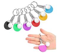 6pcs Keychain Mini Table Tennis Racket Key Ring Ping-Pong Bat Key Chain Key Fob for Bag Hangings Sport Lovers Gift Prize Set