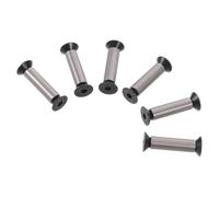 6pcs Knife Handle Pin Rivets Stainless Steel M4 Hex Flat Head Screws | Wear Resistant Fast Tool-based Assembly, Compatible with 5mm Holes, for Workshop Mechanics and Furniture Builders
