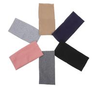6pcs Knitted Cloth Headbands for Women Retro Wide Exercise Hair Accessories