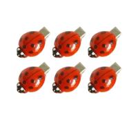 6PCS Ladybirds Hair Clip Lovely Barrettes For Girls Teens Women Accessories Strong Hold Hairpin