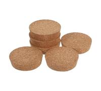 6PCS Large Cork Stoppers, Wooden Tapered Cork Plugs Glass Jar Wine Bottle Lids Soft Bottle Lids Replacement for Glass Vases Terrarium Jar Cap DIY Craft Project