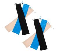 6pcs Large Folding Fan Bag Velvet Drawstring Holder for Secure Storage | Elegant Velvet Sleeve, Protects from Scratches and Abrasions, Quick Access, Suitable for Festivals and Personal Use