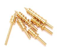 6Pcs Leather Burnisher Brass Slicker Pack Polishing Tool, Different Shapes for Leather Sealing and Waxing, with Simple Installation, for Leather Trimming and Burnishing