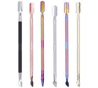6Pcs Leather Gluing Applicator Pen Stick Double Head Stainless Steel Leathercraft Hand Tool