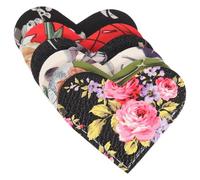 6pcs Leather Heart Bookmarks Set, Mini Portable Page Corner Protectors
