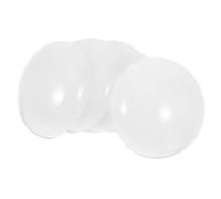 6pcs LED Lamp Shade Clip on Half round White PC 5x5x1.4cm | Frosted Smooth Finish, Even Light Spread, for Vanity Mirror or Floor Lamps, Quick Replacement