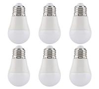 6pcs LED Light Bulbs, 5.0W Warm White E26 Base G45 Bulb Lamps with Humanization Design for Hallways, Corridors, Hotels