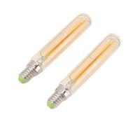 6Pcs Led Tube Bulb Deco Flexible Retro Lighting Filament Lamp 2300K Small Led Filament Bulb Decorative Filament Bulb Antique for Pipe Tube Light Lamp Light Bulb Rings (Gold)