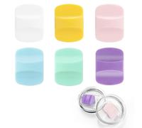 6Pcs Lid Magnetic Slider Replacement, Replacement Magnetic Push Block, Magnetic Slide Compatible with YETI Lids 10 oz, 16 oz, 20 oz, 26 oz, 30 oz (Yellow, Pink, Blue, Green, Purple, White)
