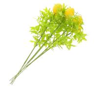 6pcs Lifelike Artificial Lemon Branch Decorative Fruit Stem for Home