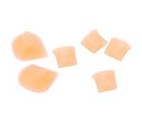 6Pcs Light Yellow Silicone Flute Brick, Flute Tail Bricks Flute Brick Flute Repair Tool Parts Musical Instrument Parts Accessories