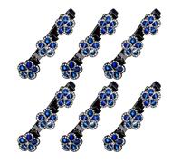 6pcs Lightweight Hair Clip Elegant Five Petal Flower and Double Layer Braided Styles Practical for and Adults Outdoor Hair
