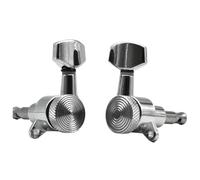 6pcs Locked String Guitar Tuning Pegs - Machine Heads for ST TL Style Electric Guitar(Chrome 6L)