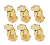 6Pcs Locking Guitar St Tuning Peg Metal Sealed Tuner Key Set Kit for Electric NHXF Locking Guitar St Tuning PegGuitar HeThe Maintain (Six right button set)