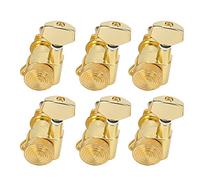 6Pcs Locking Guitar St Tuning Peg Metal Sealed Tuner Key Set Kit for Electric NHXF Nd 3 Right Peg Set) Locking Guitar St Tuning PegGuitar HeadGuitar (Six left button set)