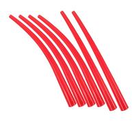 6pcs Long Caulking Gun Nozzle Red Plastic Extended Reach for Sealing